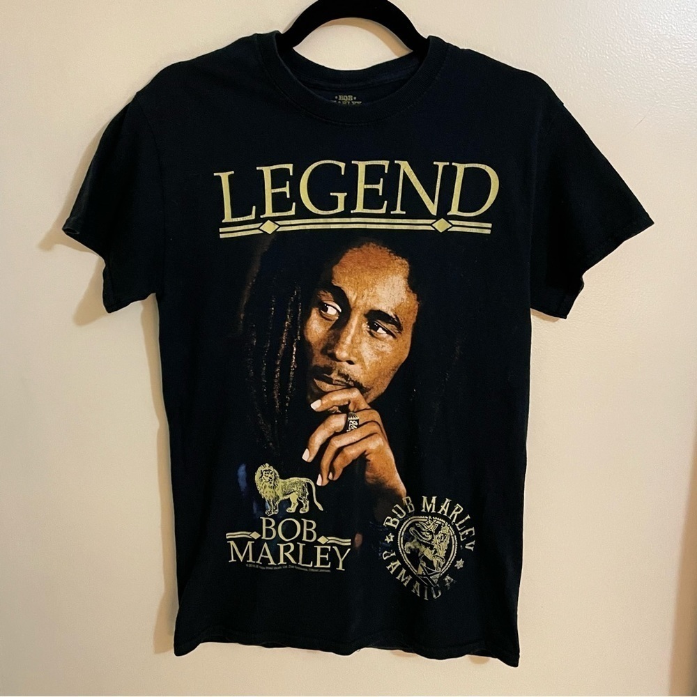 Authentic bob marley 2016 reggae band tee, size S